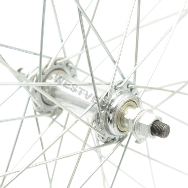 Колесо 24 перед, обід 2-ний чорний, втулка М на віночках фото westvelo.com