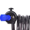 Замок TONYON 555 Ø12mm-1500mm на ключ, з кріпленням на раму фото westvelo.com