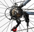 Велосипед 27.5 AL Corso «LEGEND» LG-27812 алюміній 15,5", (к-т SHIMANO) графітово-блакитний фото westvelo.com