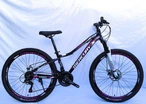 Велосипед 26 AL Corso «MERCURY» MR-26852 алюміній 13", (к-т SHIMANO) чорно-рожевий фото westvelo.com