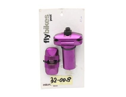 Труба сідла BMX Ø25.4 мм алюміній, L-50мм, Flybikes Micropost (кр-ння Pivotal) (Тайвань) фіолетова