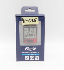 Велокомп'ютер BBB ВСР-05 "DashBoard" чорно-червоний (7 functions)