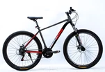 Велосипед 29 AL Corso «KORD» KR-29387 алюміній 19", (к-т SHIMANO) чорно-сіро-червоний фото westvelo.com
