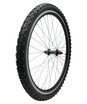 Колесо 24 перед, обід 2-ний чорний, втулка М чорна на віночках + камера і шипована покришка 24-2.125 фото westvelo.com