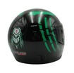 Мото шолом, закритий (XS) F2 "PREDA TORS" чорно-зелений глянець (825-4) фото westvelo.com