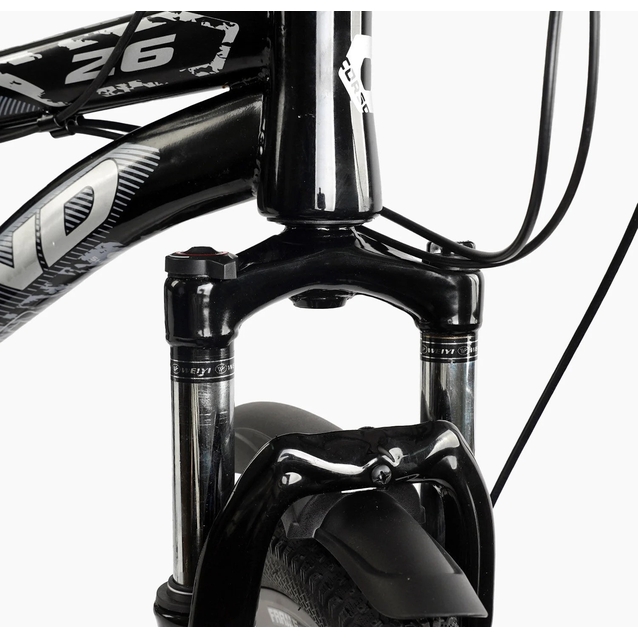 Велосипед 26 ST Corso «REND» RD-16800 сталь 15", (к-т SHIMANO) чорно-сірий фото westvelo.com