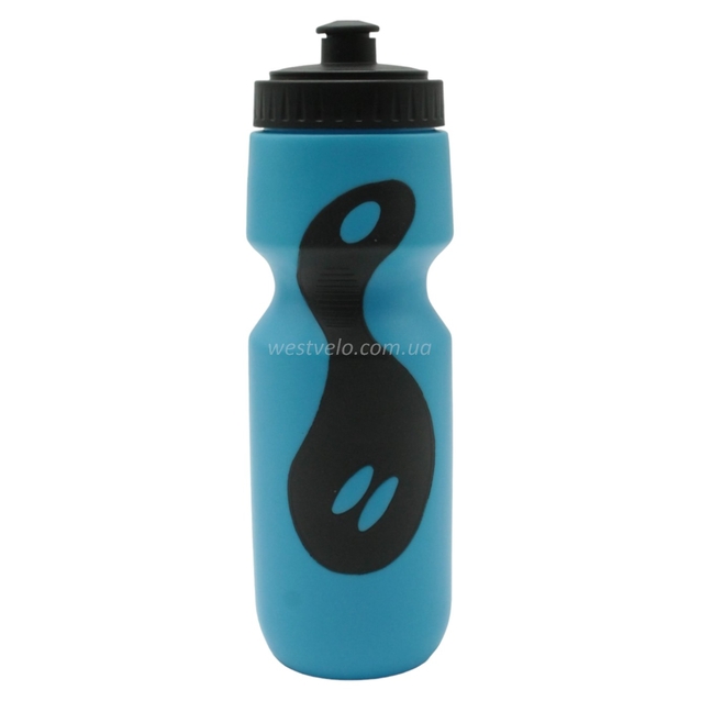 Фляга 650 ml, блакитно-чорна, з гумовими вставками фото westvelo.com