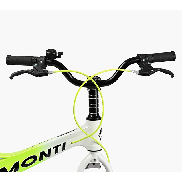 Дитячий велосипед 20 MG Corso «MONTI» MT-20790, магнієва рама, біло-салатовий фото westvelo.com