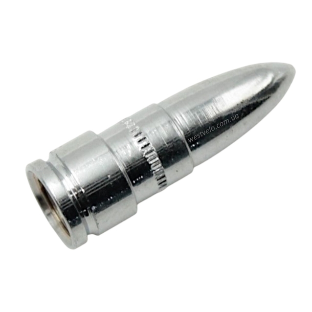 Ковпачок камери AL (куля) CSD срібний (Тайвань) фото westvelo.com