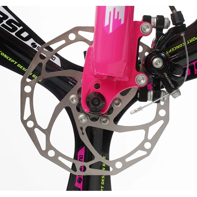 Велосипед 20 AL Corso «EVOLUTION» EV-20103 алюміній 11", (к-т SHIMANO) рожевий фото westvelo.com