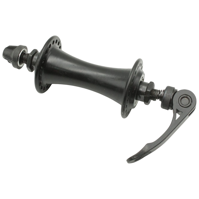 Втулка мтв передня, алюмінієва з ексцентриком, чорна (14Gx36H) фото westvelo.com