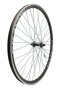 Колесо 28-29 перед, обід 2-ний чорний, втулка AL. SHUNFENG, на промах чорна