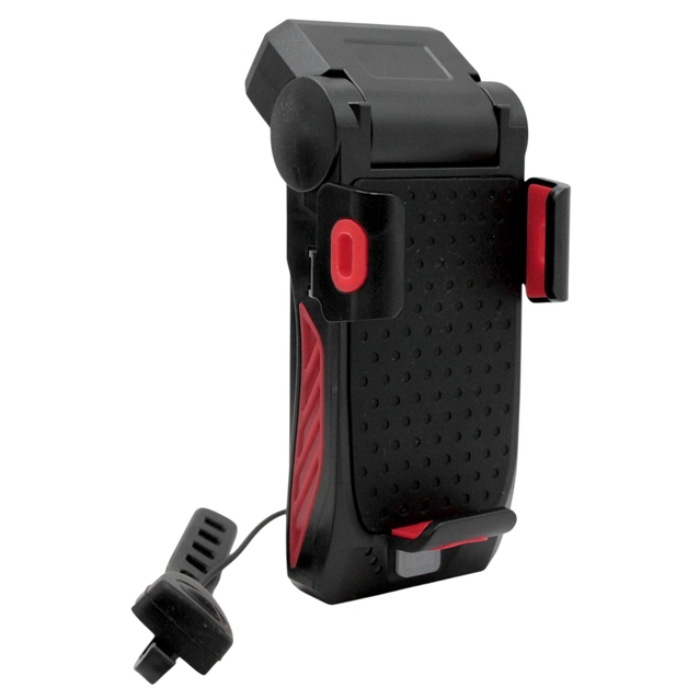 Фара usb + сигнал(130дб) + тримач телефона (400lm)(2000 mAh) фото westvelo.com