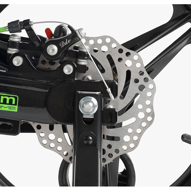 Дитячий велосипед 16 MG Corso «REVOLT» MG-16090, магнієва рама, чорно-салатовий фото westvelo.com