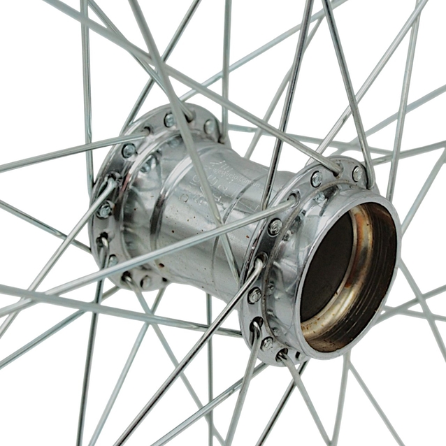 Колесо 20 зад, обід нікель, спиця 2мм, стакан фото westvelo.com