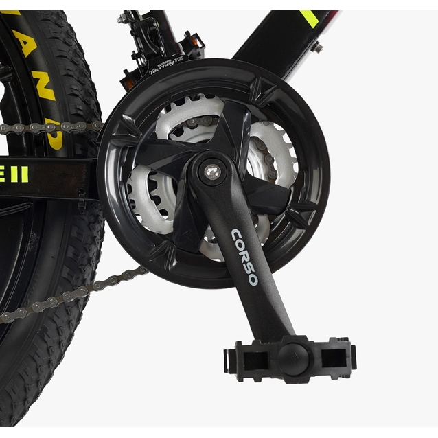 Велосипед 24 MG Corso «MAGNUM» MN-24759 магній 11", (к-т SHIMANO) рожевий фото westvelo.com