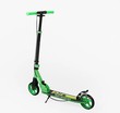 Самокат дитячий 2-х колісний, PU Best Scooter «RIO» R-15800 салатовий, Ø145mm, передній амортизатор, AL гальмо фото westvelo.com