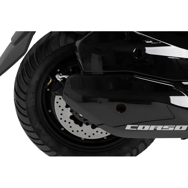 Електроскутер Corso «BLACKFURY» BF-178095, двигун 2800W, акумулятор 72V/40Ah літій-залізо-фосфатний, коричневий, колеса 12" фото westvelo.com