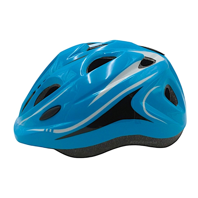 Вело шолом "TK Sport" 986 біло-синій фото westvelo.com