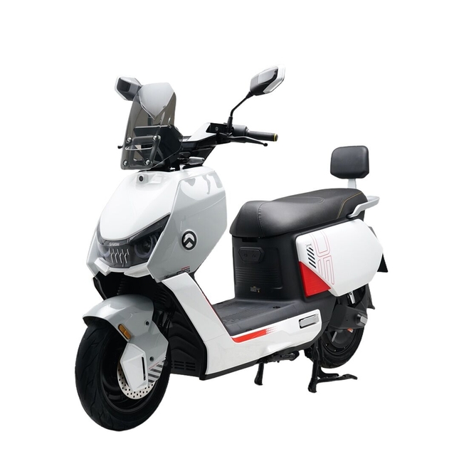 Електроскутер Garow «L2026» W-6395, двигун 2999W, акумулятор 72V 48Ah літій-залізо-фосфатний, білий, колеса 12" фото westvelo.com