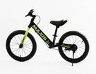 Велобіг 16 Corso надувні колеса, сталева рама «MAXIS» MX-71065 чорно-салатовий фото westvelo.com