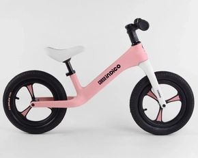 Велобіг 12 Corso надувні колеса, нейлонова рама «INDIGO» D-2635 рожевий