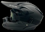 Шолом, закритий крос/ендуро (L) АТV EDX 026 чорно матовий з дашком + окуляри фото westvelo.com