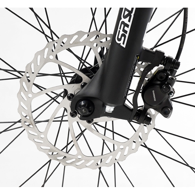 Велосипед 29 AL Corso «ENIGMA» NG-29305 алюміній 19", (к-т SHIMANO Alivio) вилка Santour гідравлічна, чорно-біло-помаранчевий фото westvelo.com
