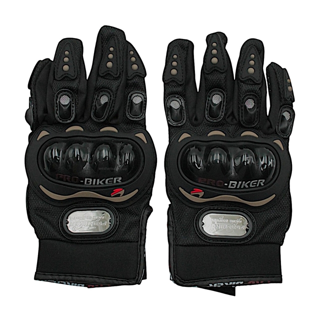 Мото рукавиці (M) "PRO BIKER" (MCS‑01) чорні фото westvelo.com