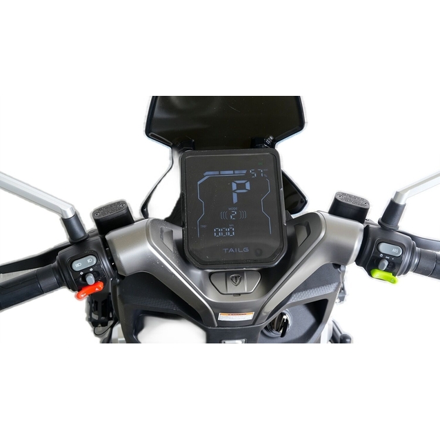 Електроскутер Tailg «F73L» LT-365, двигун 2999W, акумулятор 72V 45Ah літій-залізо-фосфатний, графітовий, колеса 12" + ЗАХИСНИЙ БАМПЕР фото westvelo.com