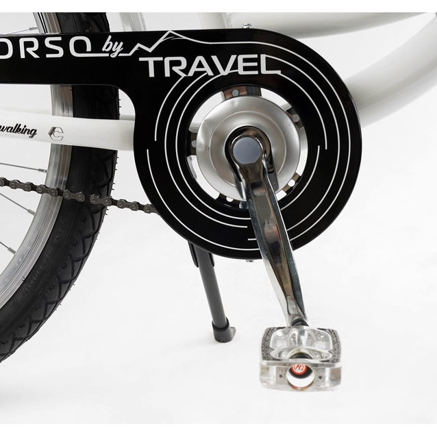 Міський велосипед 26 ST Corso «TRAVEL» TL-26309 сталь 16,5", білий (+к/к/б) фото westvelo.com