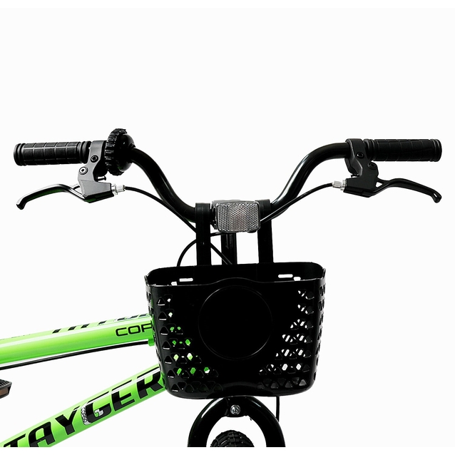 Дитячий велосипед 20 AL Corso «TAYGER»  TG-21708 алюмінієва рама, дискові гальма, салатовий фото westvelo.com