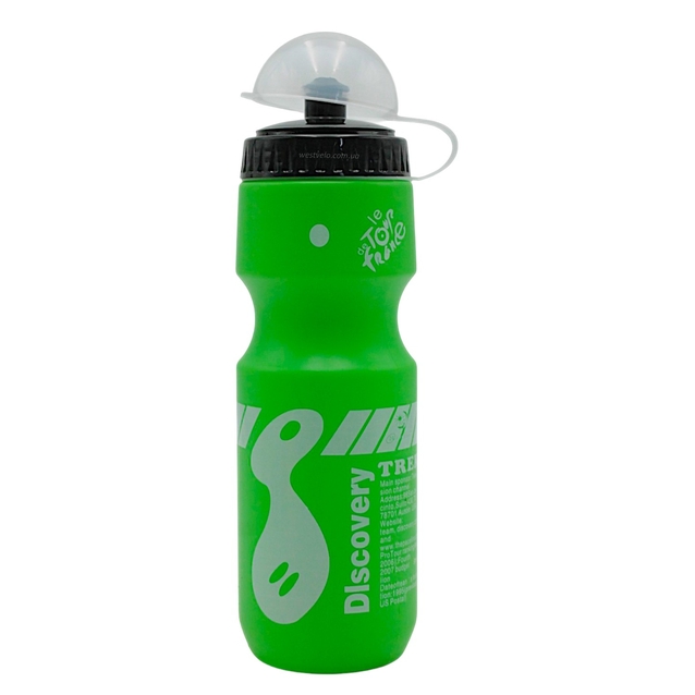 Фляга Discovery 650ml пластмасова зелена фото westvelo.com