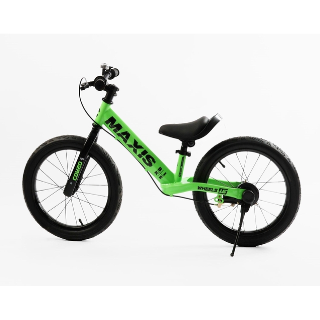 Велобіг 16 Corso надувні колеса, сталева рама «MAXIS» MX-80144 салатовий фото westvelo.com