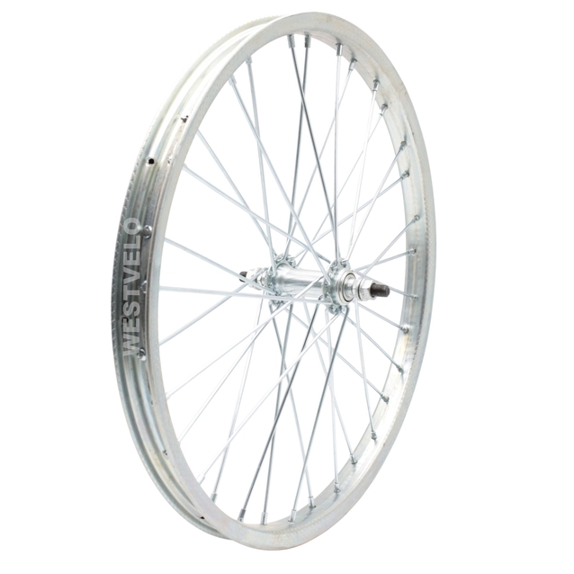 Колесо 20 перед, обід харків, спиця 3мм, втулка М на віночках фото westvelo.com