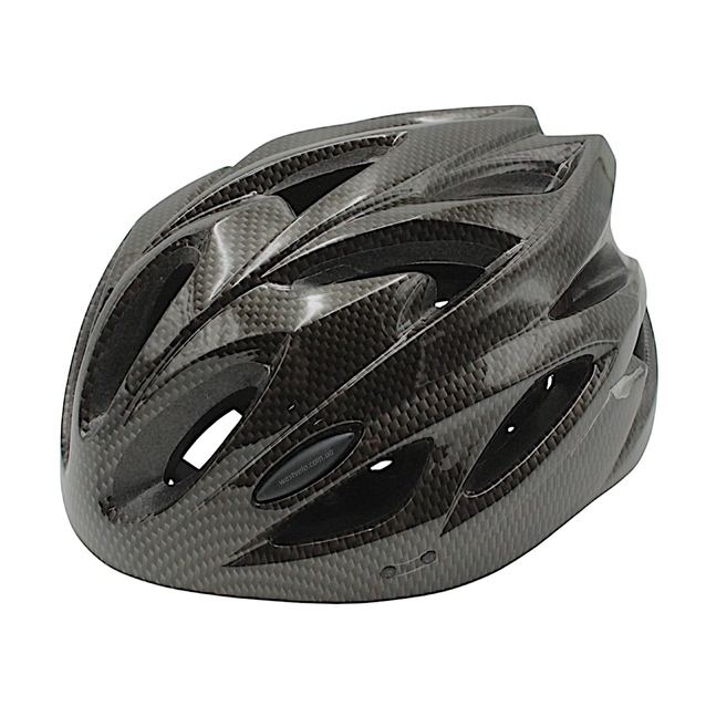 Вело шолом "TK Sport" 074 (56 см) з мигалкою, чорний фото westvelo.com