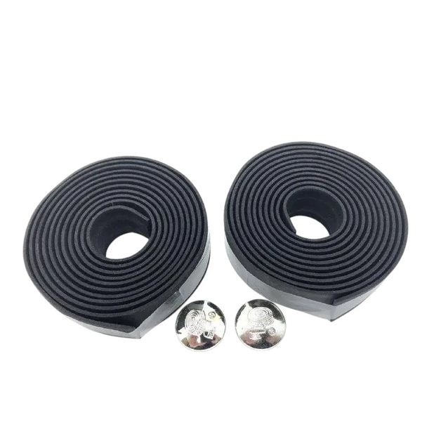 Обмотка руля чорна з заглушками фото westvelo.com