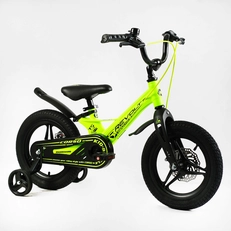Дитячий велосипед 14 Corso «REVOLT» MG-14205, МАГНІЄВА рама, неоново-жовтий