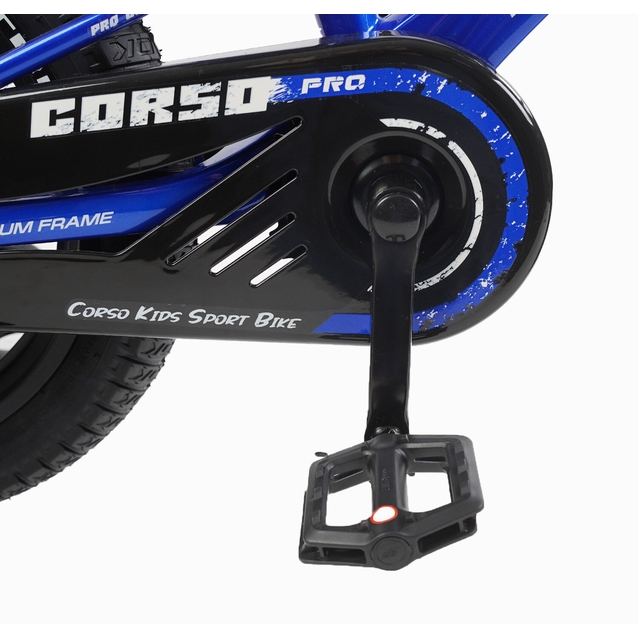 Дитячий велосипед 16 MG Corso «STREAM» SM-62190, магнієва рама, синій фото westvelo.com