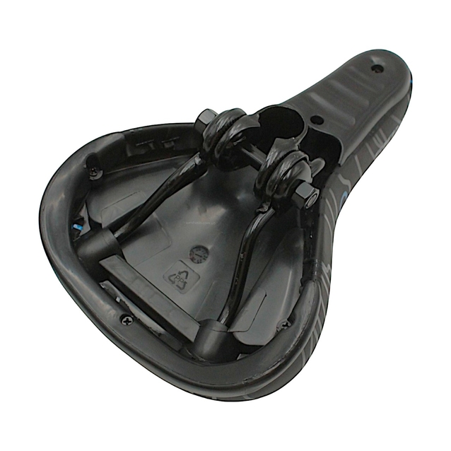 Сідло мтв ARDIS № 964, чорне з синіми лініями (235х155) фото westvelo.com