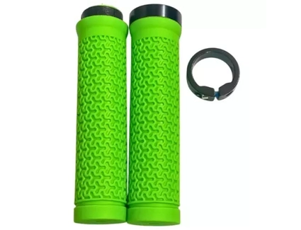 Гріпси "пропеллер", з замком салатові  L-130