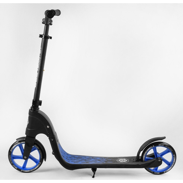 Самокат дитячий 2-х колісний, PU Best Scooter 79855 синій, Ø200mm