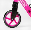 Самокат дитячий 2-х колісний, PU Best Scooter «RIO» 21071 рожевий, Ø145mm, передній амортизатор, AL гальмо фото westvelo.com