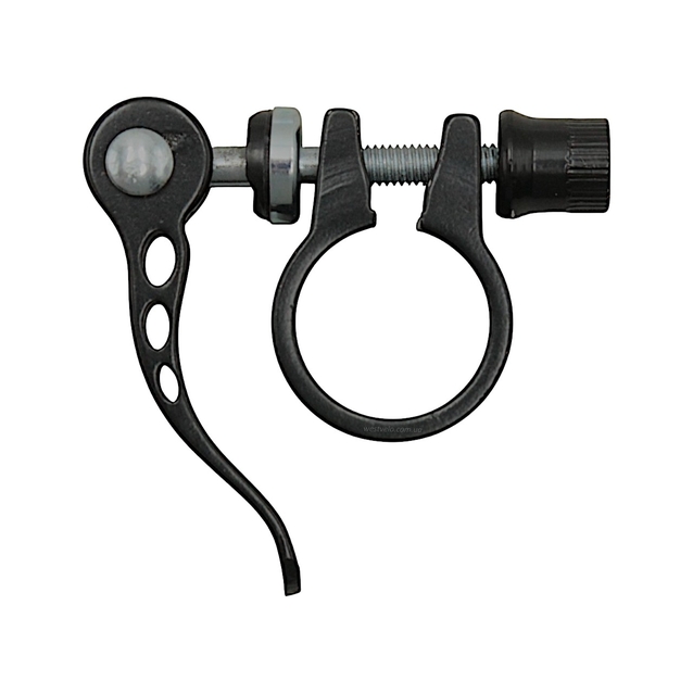 Хомут з ексцентриком труби сідла Ø25.4 мм алюміній чорний фото westvelo.com