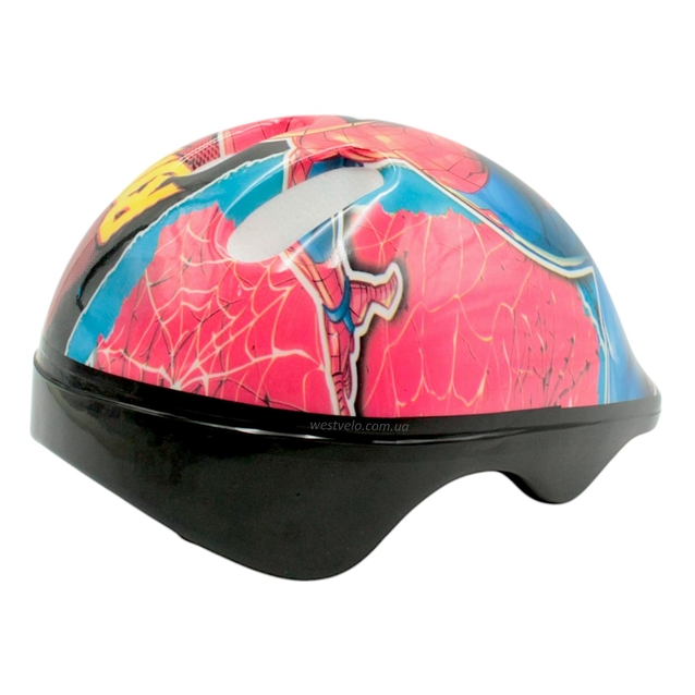 Вело шолом дитячий 654 "Spider-Man" синій (2 дизайна) фото westvelo.com