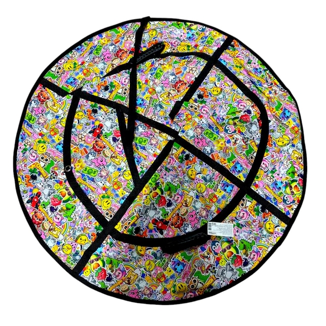 Тюбінг "Кольоровий" Ø 1м. принт №8 фото westvelo.com