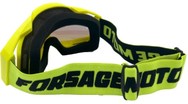Мото окуляри Кросс-ендуро "MO-8" жовті із дзеркальною лінзою фото westvelo.com