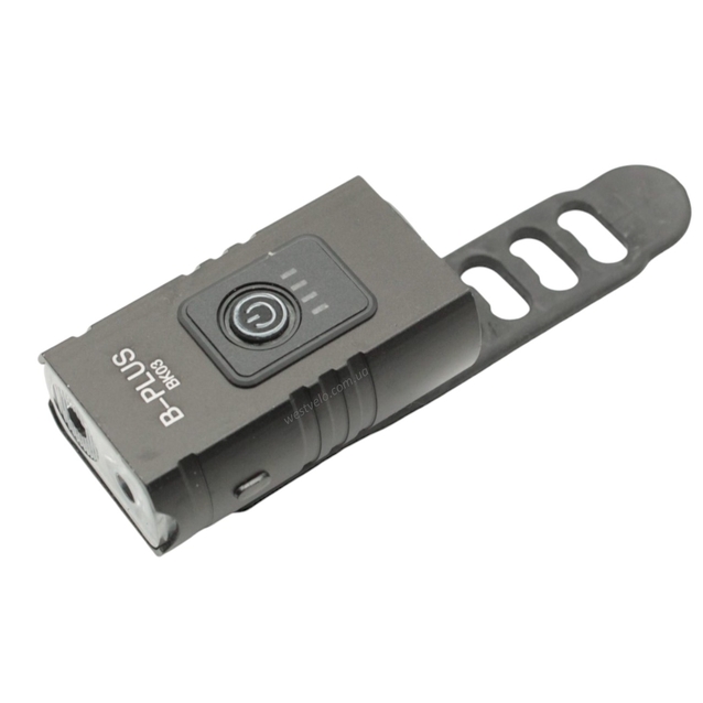 Фара usb BK-03 (02) (363) Pro-2XPE, індикатор заряду фото westvelo.com