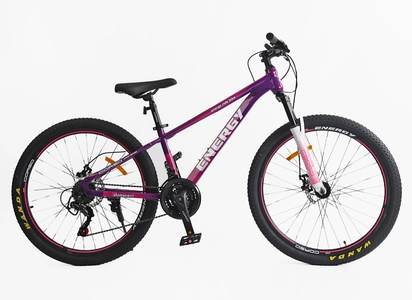 Велосипед 26 ST Corso «ENERGY» EN-26655 сталь 13", (к-т SHIMANO) фіолетово-рожевий