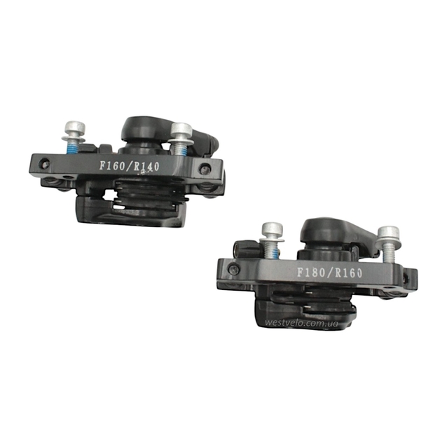 Дискові гальма LOGAN DX-2019 : 2 супорта F160/R140+F180/R160, 2 диски Ø160) фото westvelo.com